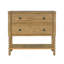 Commode d'appoint 2 tiroirs Naturel Voir ci-dessous