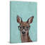 Brown Hippie Deer II - Wrapped Canvas Painting-34927244