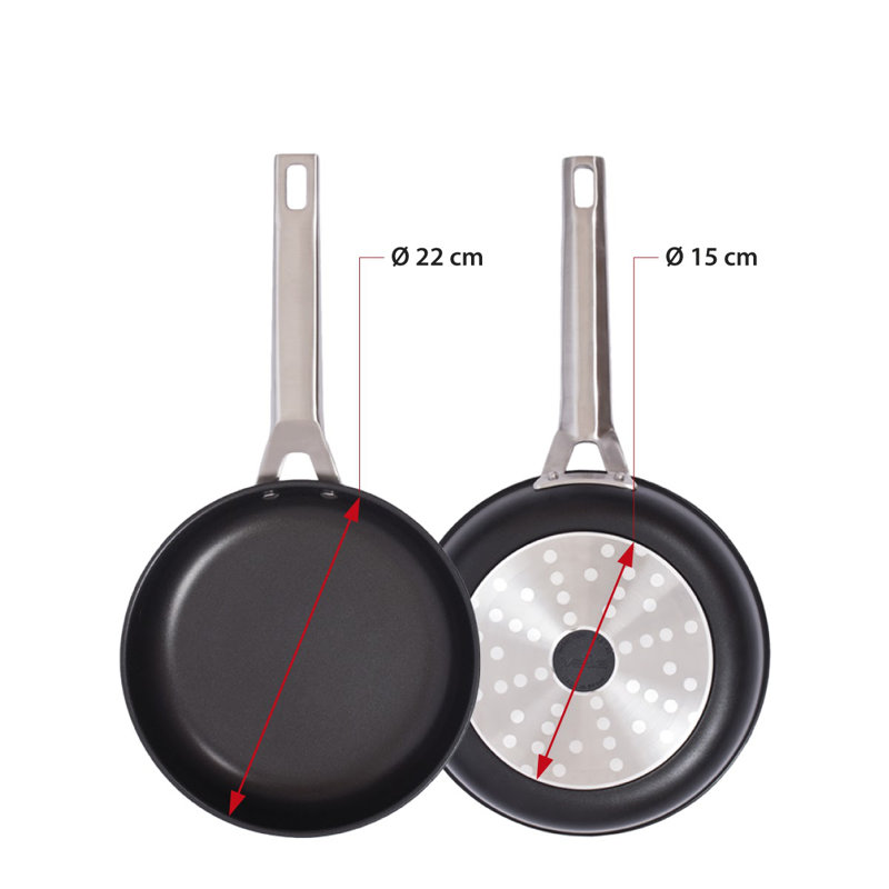 Hodge Aluminum Non-Stick Frying Pan, 22 cm