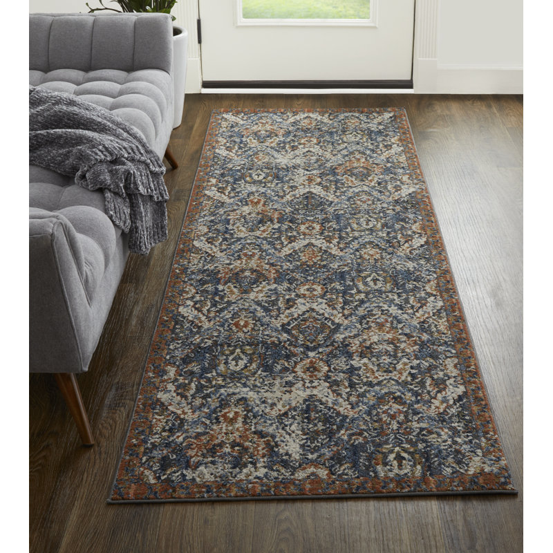 Canalou Ikat Indoor Rug, Runner 2'6" x 12'