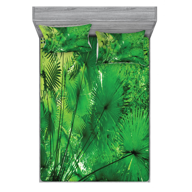 Microfiber Sheet Set, Queen Sheet Set with Fitted Sheet