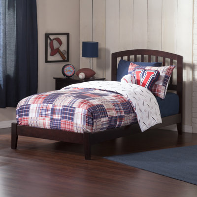 Solid Wood Panel Bed by Winston Porter by Winston Porter