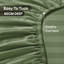 200 Thread Count Microfibre Stripe Fitted Sheet 40cm-80978005-80978012