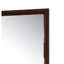 Miroir carré intemporel avec cadre robuste et naturel pour une décoration polyvalente