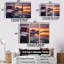 Ensemble d'art mural de maisons rouges «Ice River»-1699255551-1699255545