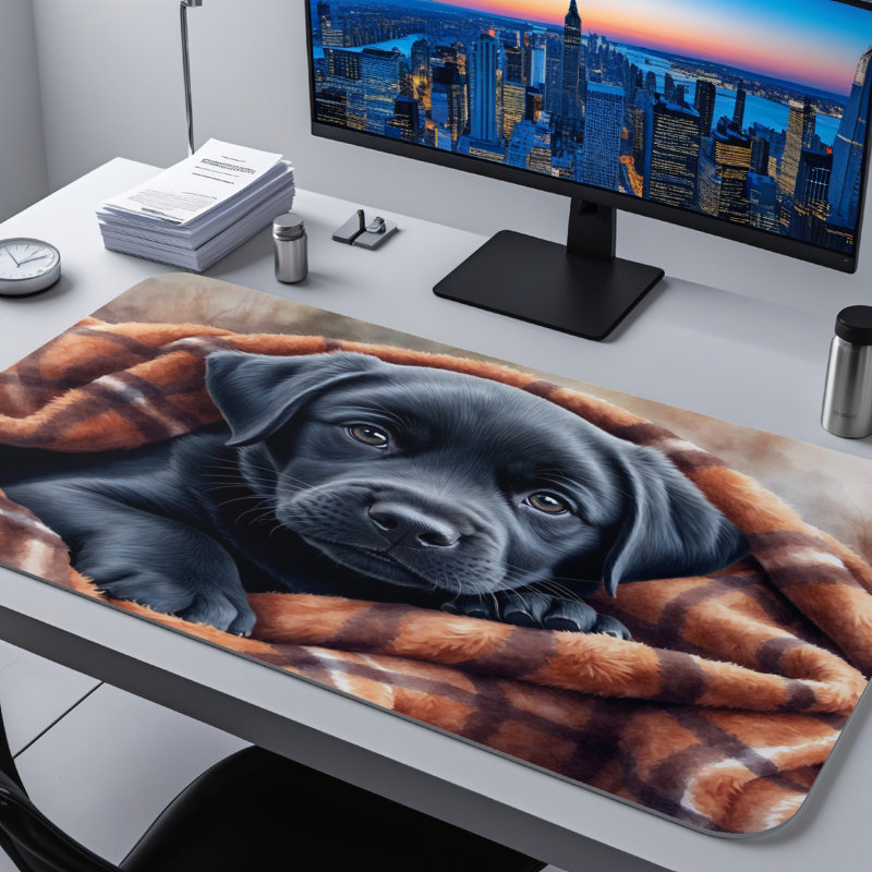 Polyester Desk Pad, 23.6x13.8