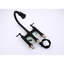 Robinet rétractable de cuisine noir mat - deux poignées pour une régulation exacte du débit, buse rotative à 360 degrés, robinet de pont en laiton de qualité avec douchette précise et réglage de la température, bec haut rotatif à 360 °,-1080726505
