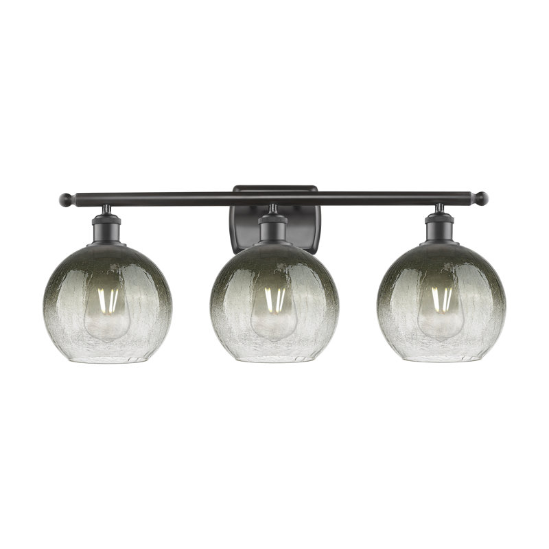 Éclairage pour meuble-lavabo de salle de bain 3 lumières Ballston - Appleton, Ardoise, Bronze frotté à l'huile