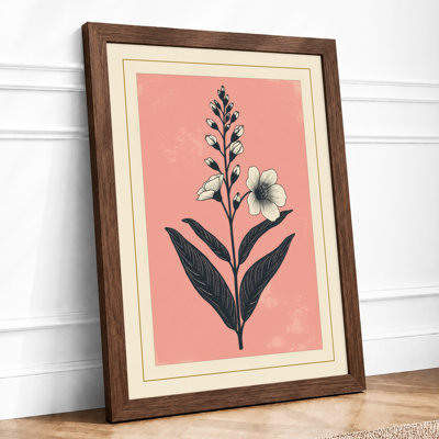 Classical Bloom Study Botanical - Framed Print