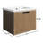 Anelie 24" Wall-Mounted Single Bathroom Vanity Set-1504048004-1543601570