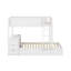 Lit superposé simple au-dessus de simple avec lit gigogne et bureau-882963204