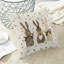  Housse de coussin réversible en lin imprimé