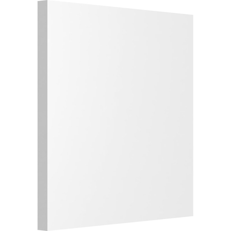 Standard Sedgwick Rosette with Square Edge, 8" H x 8" W x 0.5" D