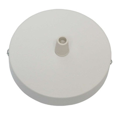 Solarah Single Outlet Ceiling Rose 100Mm Metal Ceiling Rose With Cord Grip And Fitting Accessories, For Ceiling Rose Lighting And Wall Lamp Lighting Kit