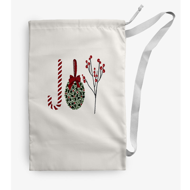 Oh joie! Sac à linge de Noël, Petit (H 29 po x l 18 po)