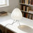 19.3" Rice Paper Lamp, Japanese Paper Table Lamp With Dimmable Bulb