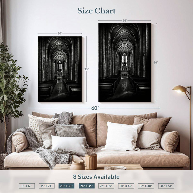 Adella Trinity College Chapel, 30" H x 20" W