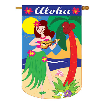 Rivas Double Sided 40 in. H x 28 in. W Polyester House Flag