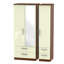 Yvette 3 Door Manufactured Wood Wardrobe-18860442-23704038