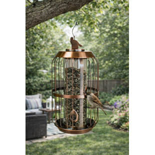 Mangeoire décorative pour oiseaux