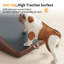(MIS À JOUR) Escaliers pour chiens pour petits chiens et chats, rampe pour canapé et lit, marches pliables en bois pour chiot 2 en 1 pour animal de compagnie, conception avec repose-pieds divisé (BRUN)-132392662