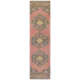 Vintage Turkish Village Rugs One-of-a-Kind Runner 2'10" X 10'11" Area Rug