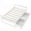 Lit plateforme simple avec deux tiroirs-518276267