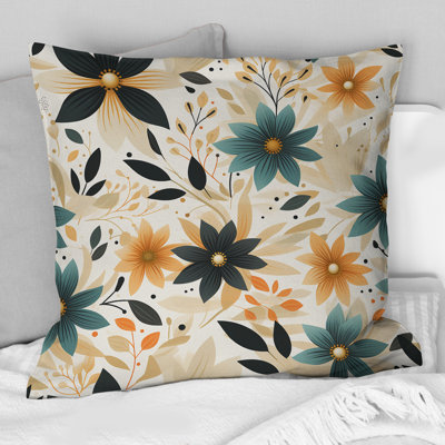 Floral Throw Pillow