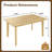 Westcott Rustic Farmhouse Dining Table With Rubberwood Legs-123080819
