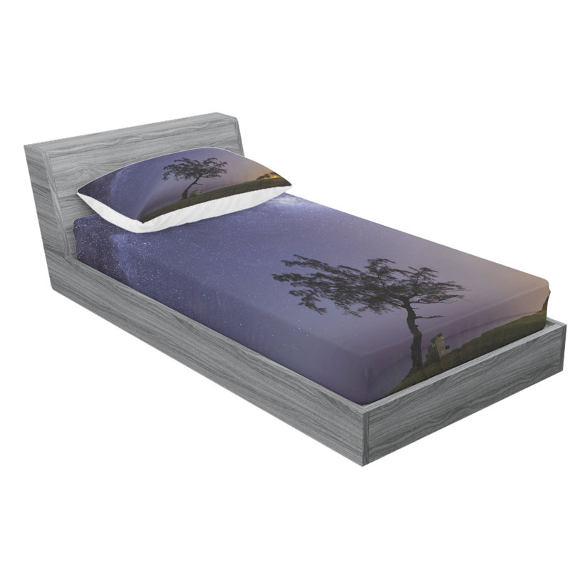 Microfiber Sheet Set, Twin XL Sheet Set with Fitted Sheet