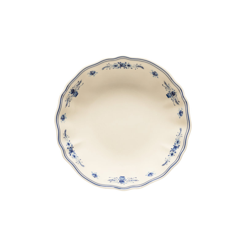 Vila Pasta Bowls, Beige/Blue