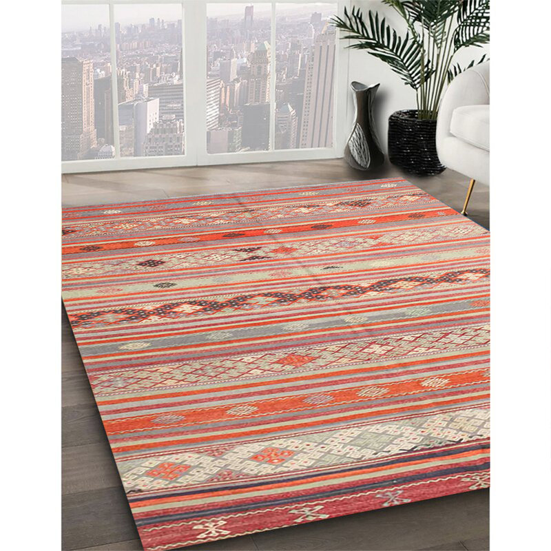 Tapis rouge à motif sud-ouest, Rectangle 8 pi x 10 pi