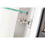 Armoire à pharmacie 40 po x 30 po avec éclairage DEL, miroir, brouillard, intensité variable, 3 options de couleur, tablette réglable, aluminium, armoire à rouille, verre et aluminium