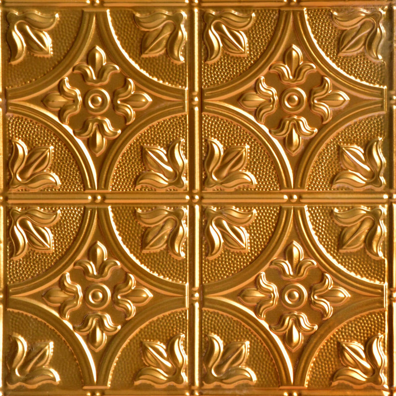 Tuile de plafond en fer-blanc 2 pi x 2 pi Tiptoe, Lincoln Lincoln