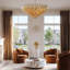 Lustre en cristal doré superposé - tailles multiples, suspension réglable, ampoules E12 incluses, éclairage élégant pour la salle à manger et le salon-846577054-846577051