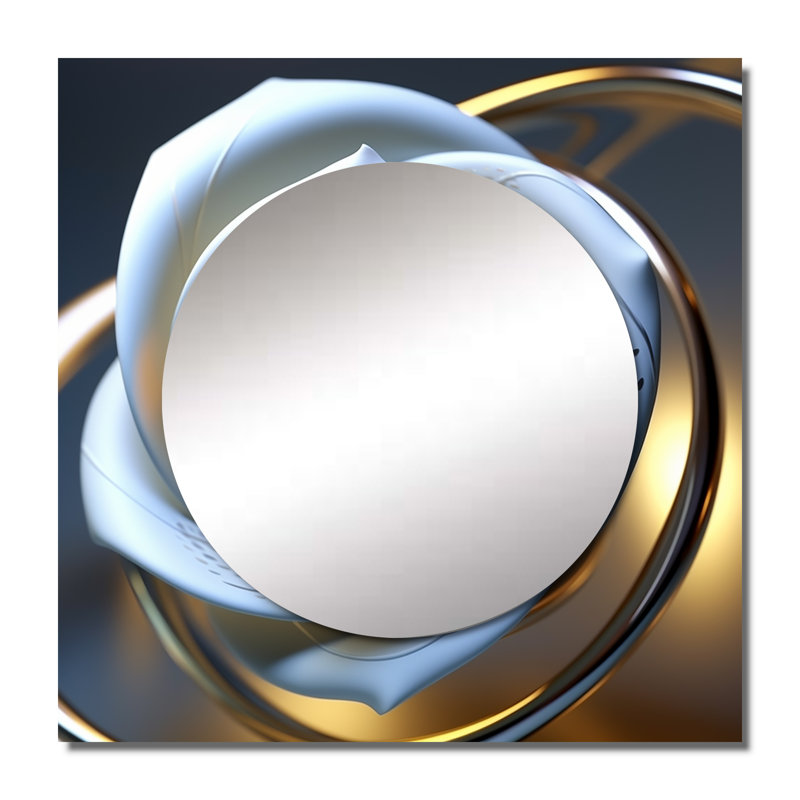 Laneyah - Miroir décoratif carré rose pour chambre à coucher, 36 po x 36 po