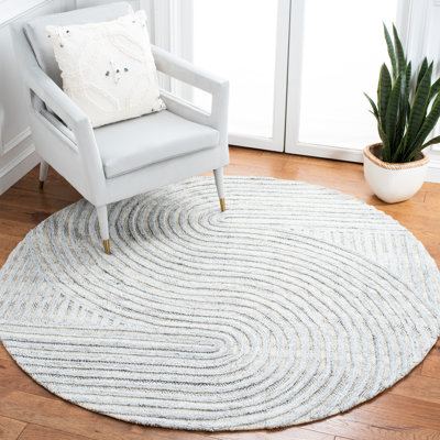 Aydee Hand Tufted Abstract Indoor Rug