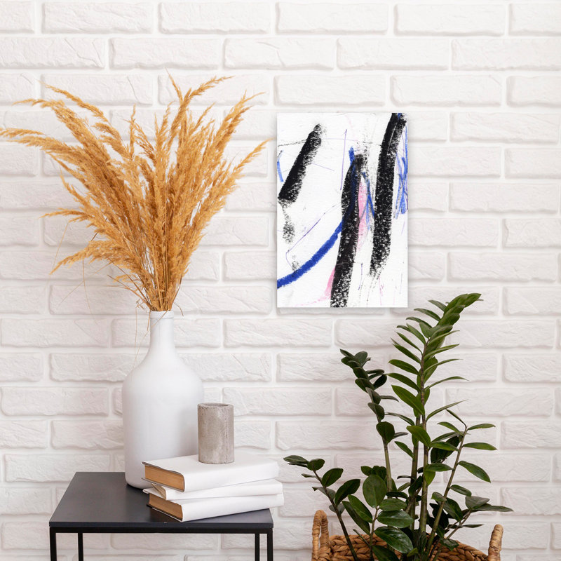 Art contemporain contemporain abstrait, H 12 po x l 8 po