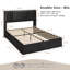 Upholstered Flip Top Storage Bed Frame-678655968-678655973-678655982