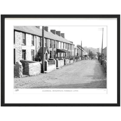 Llanrug, Disgwylfa Terrace C1955 - Single Picture Frame Print