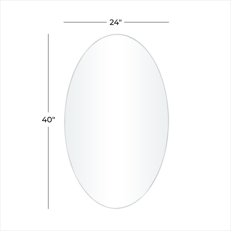 Speci Solid Wood Framed Mirror, White