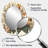 Cream And Orange Flowers Bouquet Interpretation I - Garden Oval Wall Mirror-356847059