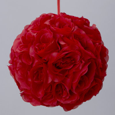Pièce maîtresse en soie 10 roses pomander baiser