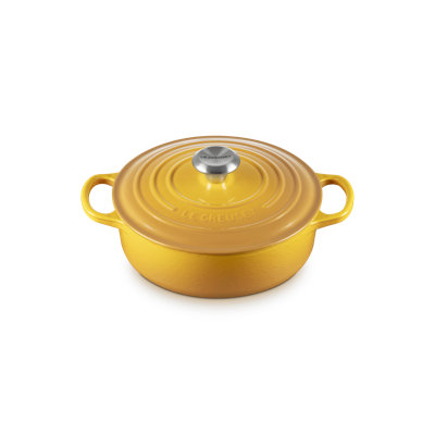 Le Creuset Signature Cast Iron Round Wide Oven, 3.5Qt. - Nectar