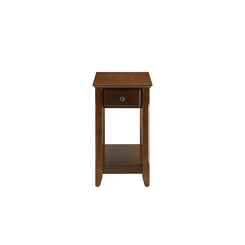 Table d'appoint avec tablette et tiroir