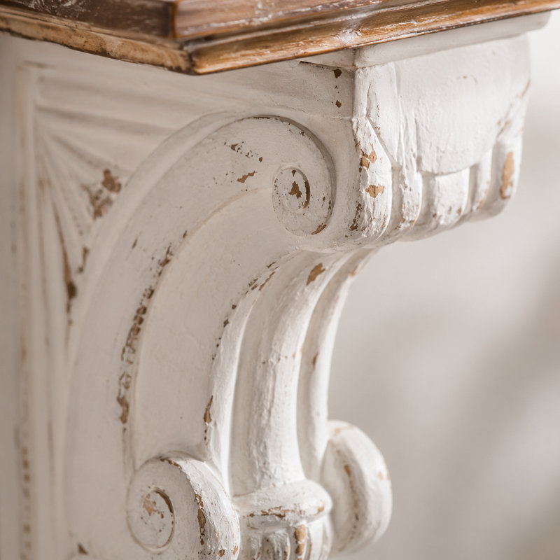 Tablette corbeau en bois Farmhouse, 9.26"W