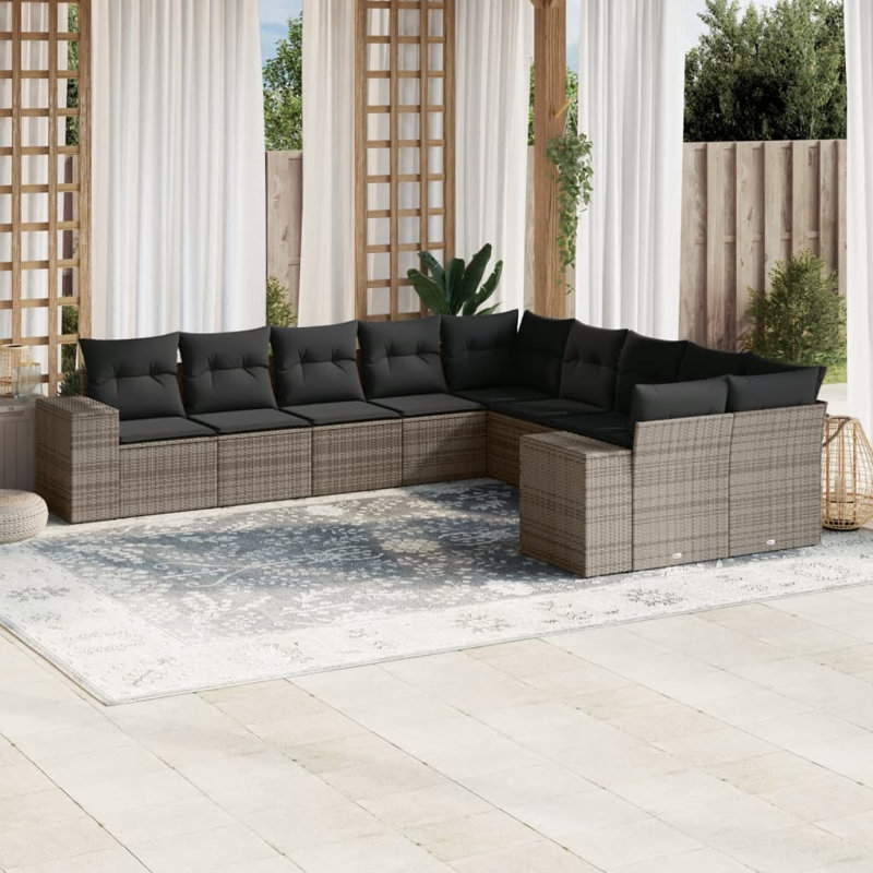 Ensemble de canapé de jardin Vidaxl