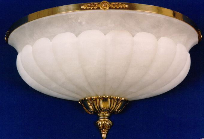 Desrochers Glass Flush Mount, Antique Bronze