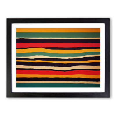 Abstract Striped Vol.2 - Framed Print