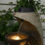 Handcrafted Floor Fountain with Lights